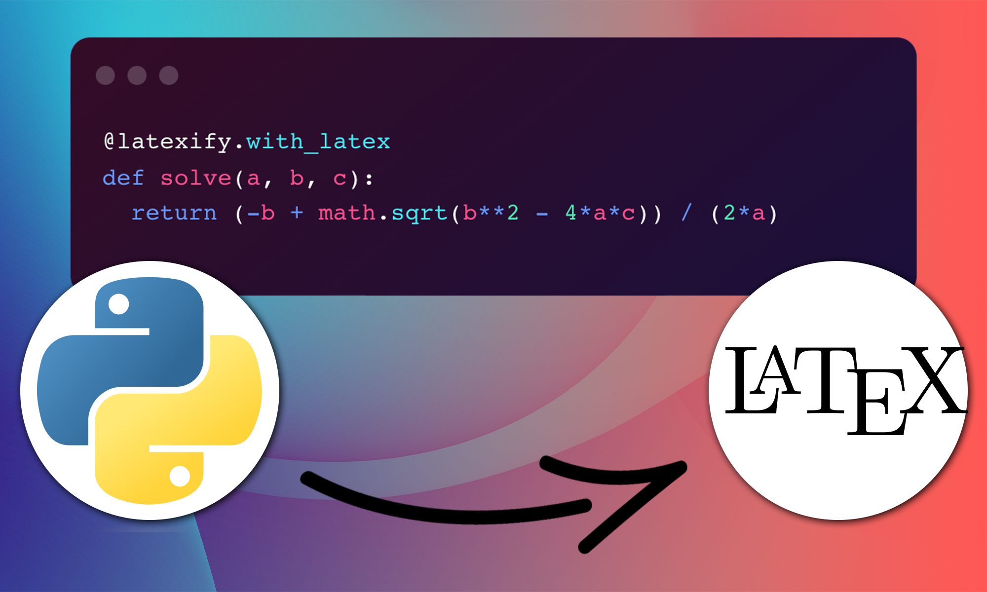 LaTeX ify Your Python Code